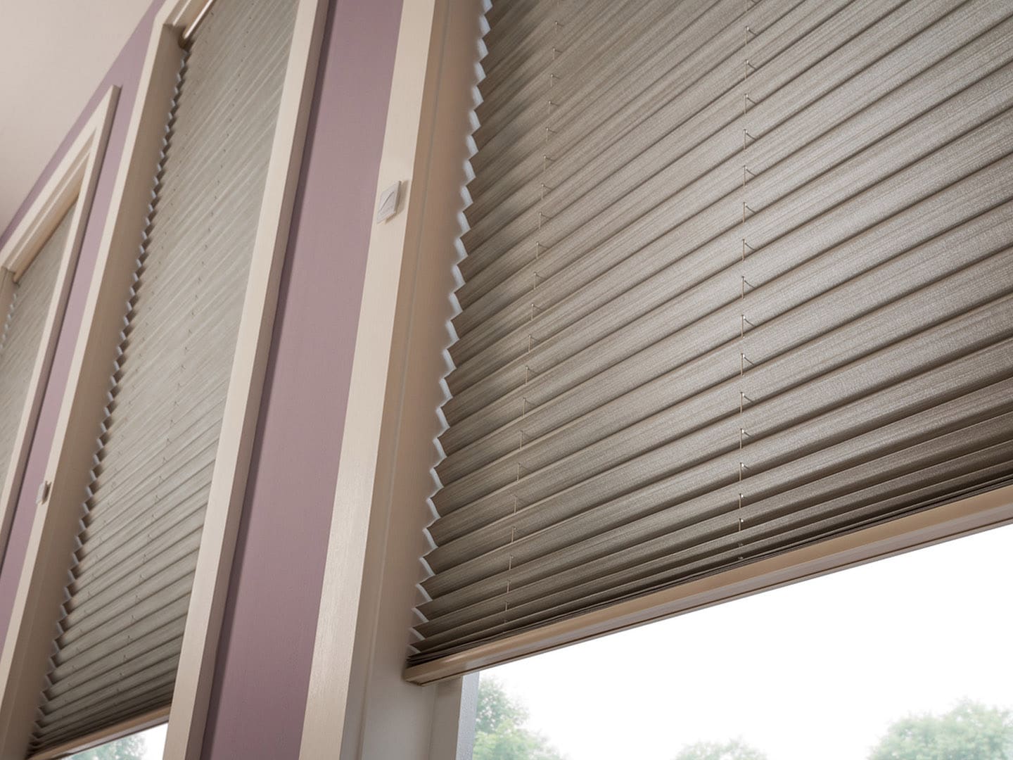 Pleated-window-shades