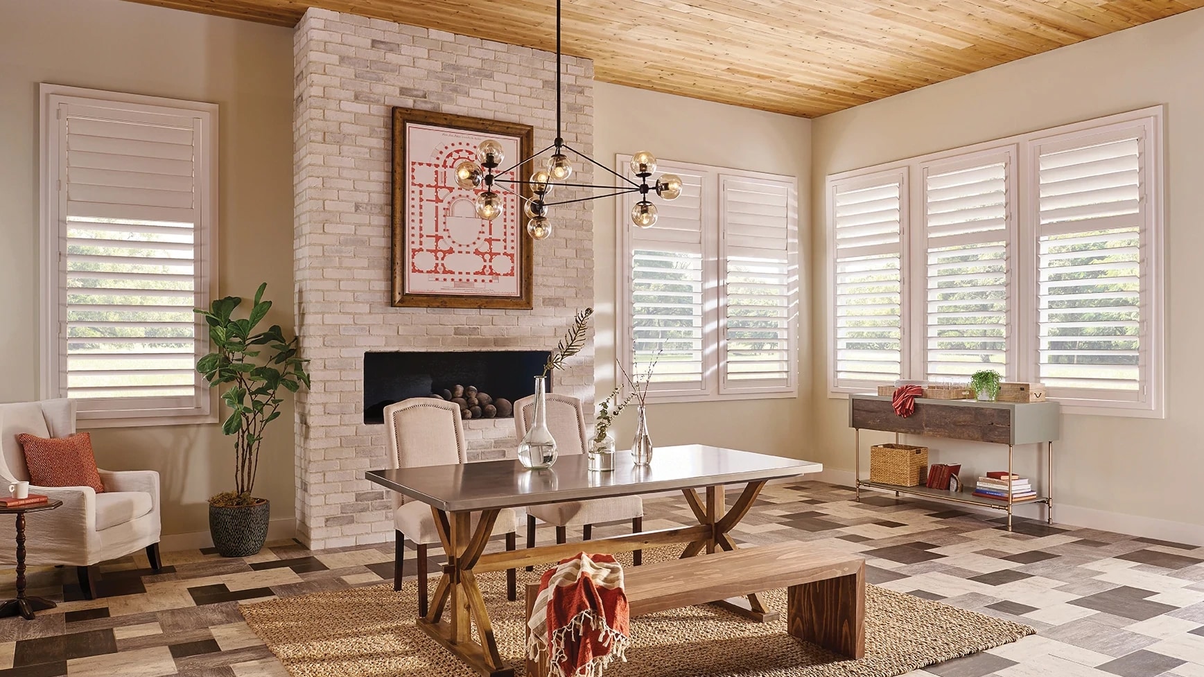 Alta Window Shutters Living Room